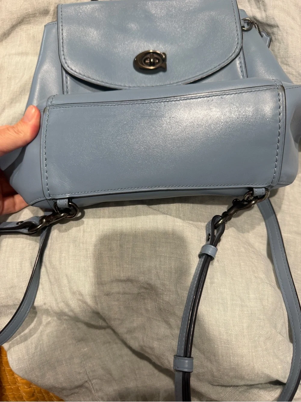 Coach Parker convertible leather backpack